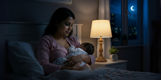 New mom nursing baby frequently at night – cluster feeding explained