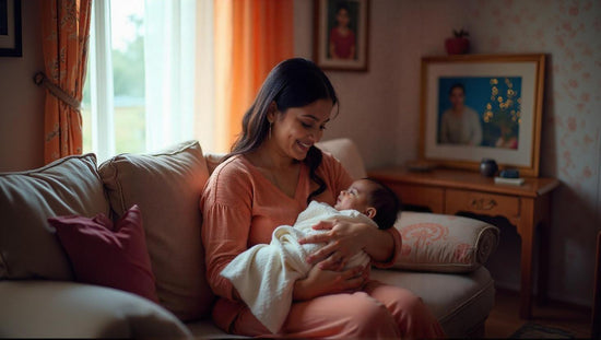 New Mom With Her New Born